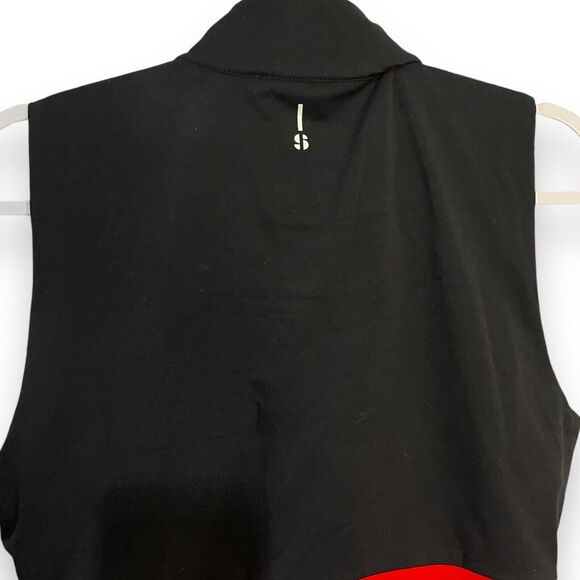 Sports Illustrated Crop Top Sports Bra Womens XXL Workout Cycling Colorblock NEW - Picture 5 of 9